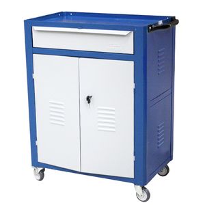 Carrinho para Ferramentas Fechado c/ 1 Gaveta Azul C-07 – F66A FERCAR