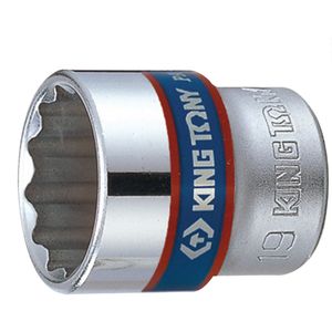 Soquete Estriado 3/8" x 10 mm - KING TONY