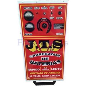 Carregador de bateria 50A 2 relógios. - JTS