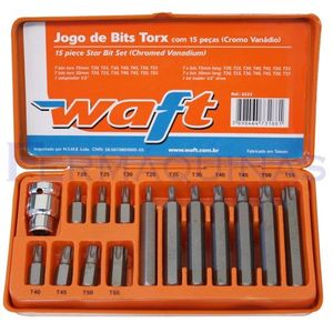 Jogo de Bits Tork com 15 Pçs - WAFT