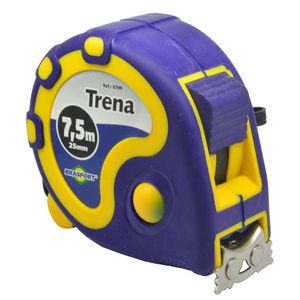 Trena emborrachada com trava 7,5 metros x 25 mm - BRASFORT