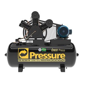 Compressor de ar 40 pés 360 Litros alta pressão ÔNIX Trifásico PRESSURE-ON40/360