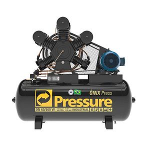 Compressor de ar 60 pés 360 Litros alta pressão ÔNIX Trifásico - PRESSURE-AT60/360