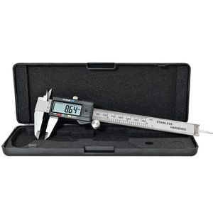 Paquímetro Digital em Aço Inox 150 Mm 6" com Estojo - LEETOOLS
