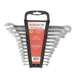Jogo de Chave Combinada 1/4” – 1” (13 Peças) - Robust
