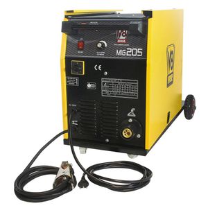 Máquina de Solda Mig 205A 220V Monofásica com Tocha - V8 BRASIL