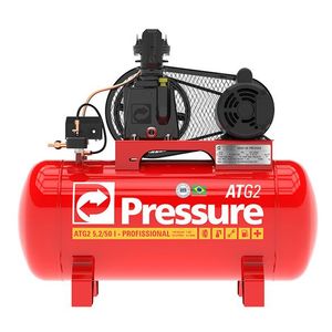Compressor de ar 5,2 pés 50 Litros monofásico PRESSURE-ATG35,2/50