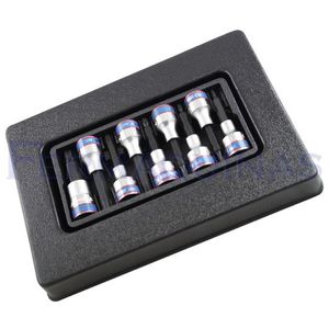 Jogo de Soquetes Torx Longos 1/2" (9 Pçs) - KING TONY