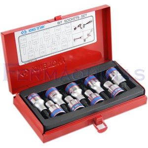 Jogo de Soquetes Torx 1/2" (9 Pçs) - KING TONY