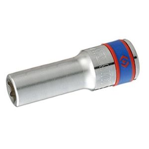 Chave Soquete Torx Fêmea Longa 1/2" x E12 - KING TONY