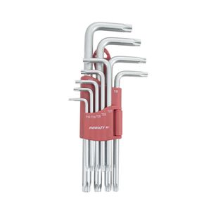 Jogo de Chave Torx Longa Tipo L (9 Peças) – Robust