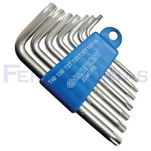 Jogo de Chave Torx Tipo L com Guia (7 Pçs) -20407PR KING TONY