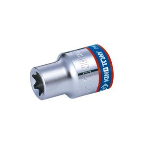 Chave Soquete Torx Fêmea 3/8" x E4 - KING TONY
