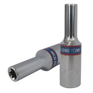 Chave Soquete Torx Fêmea Longa 3/8" x E5 - KING TONY