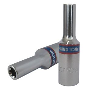 Chave Soquete Torx Fêmea Longa 3/8" x E14 - KING TONY