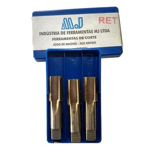 Jogo de Macho aço Rápido 16  X 1,5 mm 3 peças. - MJ Inativo