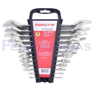 Jogo de Chave Fixa 6 – 32 mm (12 Peças) – Robust  Inativo