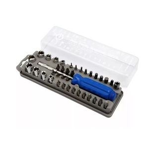 Jogo de Chave Torx Fenda Philips Soquetes 39 Pçs - WAFT