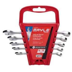 Jogo de Chave Combinada 8 - 13 mm (5 Pçs) - MAYLE