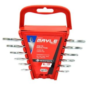 Jogo de Chave Fixa 6 - 17 mm (6 Pçs) - MAYLE