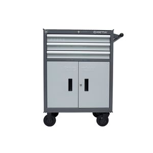 Carrinho Cinza Para Ferramentas com 3 Gavetas 87438-3B-G - KING TONY