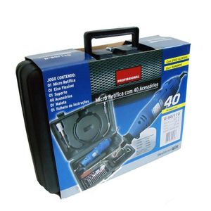 Micro Retífica 130W com 40 Acessórios WESTERN