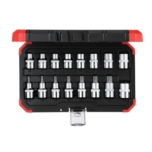 Jogo de Soquetes Torx Fêmea e Macho ½” 16 Pçs – R68003016 GEDORE RED
