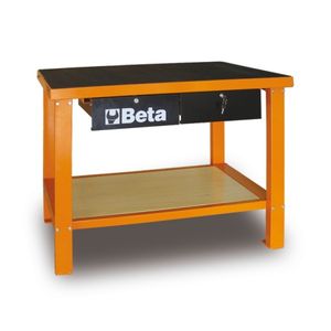 Bancada de Trabalho c/ 2 Gavetas c/ Fechadura - BETA BRASIL