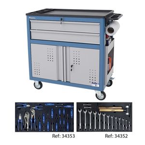 Carrinho p/ Ferramentas c/ 2 Gavetas Modelo B - MARCON