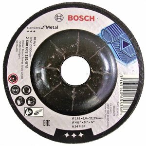 Disco de Desbaste Standard Metal GR24 115 mm Bosch