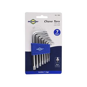 Jogo de Chave Torx Vazada (7 Peças) – Brasfort