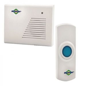 Campainha sem fio 2 tons com bateria 12 volts Brasfort 8393