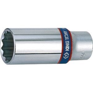 Soquete Estriado Longo 3/8" x 8 mm - KING TONY