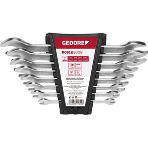 Jogo Chave Fixa 6-22mm 8 pçs - R05125008 GEDORE RED