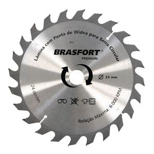 Serra Circular Widea 24 Dentes (9.1/4 x 25 mm) - Brasfort