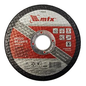 Disco de Corte p/ Metal 115X1,6X22mm - MTX