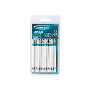 Bits Phillips 10pç 1/4" X 90mm Ponta 1/4" - GROSS