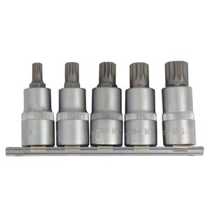Jogo Chave Soquete Multidentada 1/2" 5 Pçs - CORNETA
