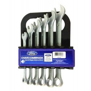 Chave Combinada Jogo 6 peças 6 a 12 mm - Ford