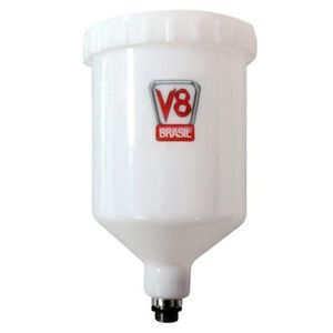 Copo p/ Pistola de Pintura Tipo Gravidade PP3 600 ml - V8 BRASIL