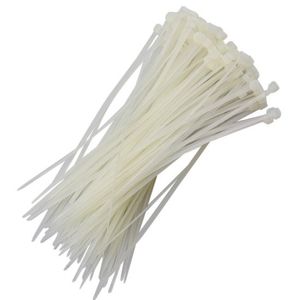 Abraçadeira Auto Travante Branca 4,8 x 300mm - WESTERN