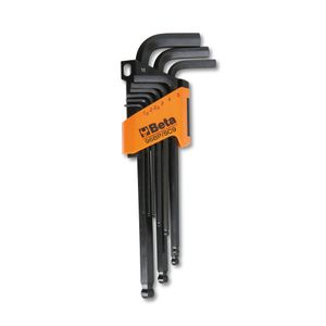 Chave Allen Longa Abaulada Jogo 9 pçs 1,5 a 10 mm - BETA BRASIL