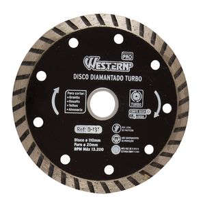 Disco Diamantado Turbo 110mm – Western