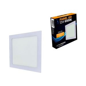 Painel Quadrado 12W 100/240V 6500K – HOMEFLEX