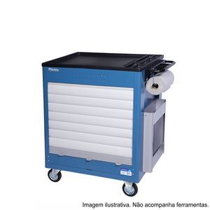 Carrinho para Ferramentas com 3 Gaveta e Porta com Persiana – CR20 MARCON