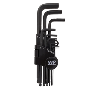 Jogo de Chave Allen Longa Abaulada 9 Pçs 1,5 a 10mm – 904646 VIP INDUSTRIAL