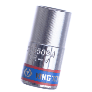 Soquete Sextavado Longo 1/4" x 8 mm - KING TONY