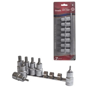 Jogo de Soquete Bits Torx 1/2” (T20 – T55) - CORNETA