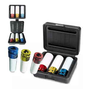 Jogo de Soquete de Impacto Longo 1/2” (3 Peças) – Gross