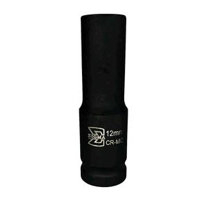 Soquete de Impacto Sextavado- Longo 1/2” 12mm- 0603121012 SIGMA